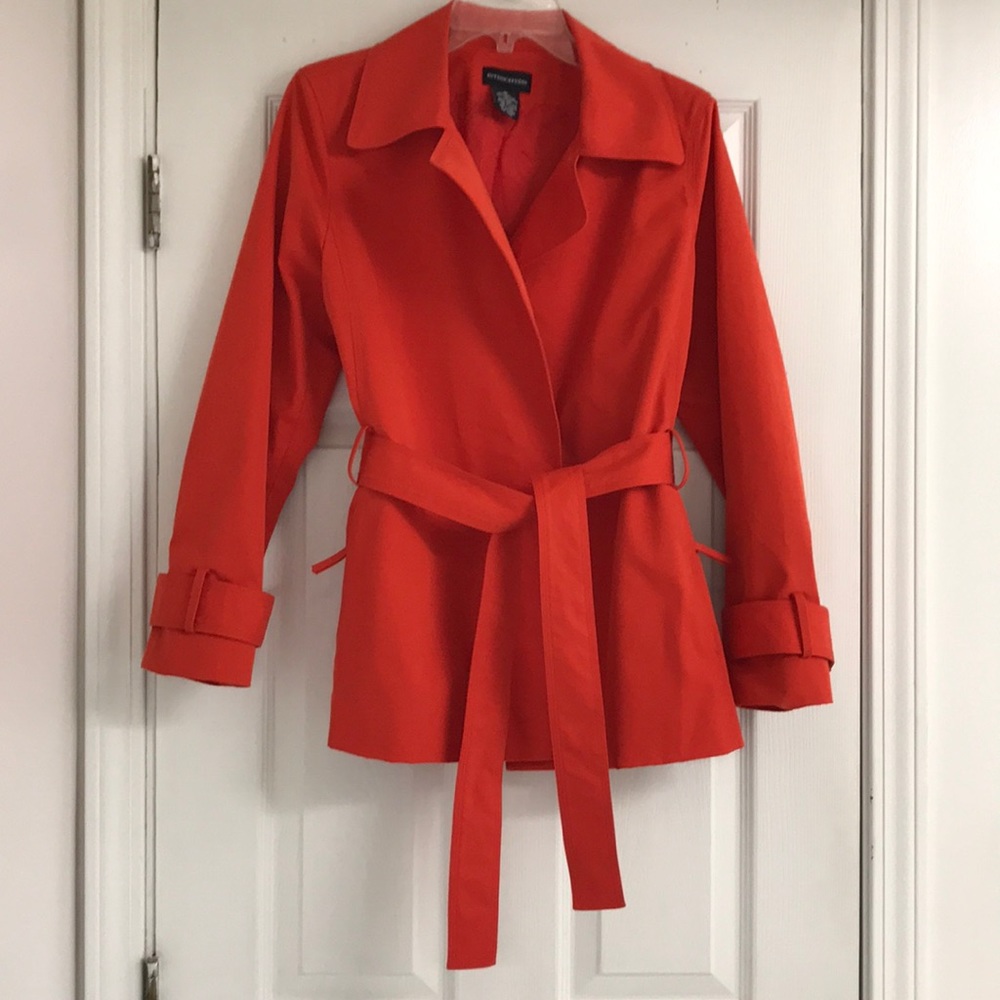 Orange trench by Sutton Studio